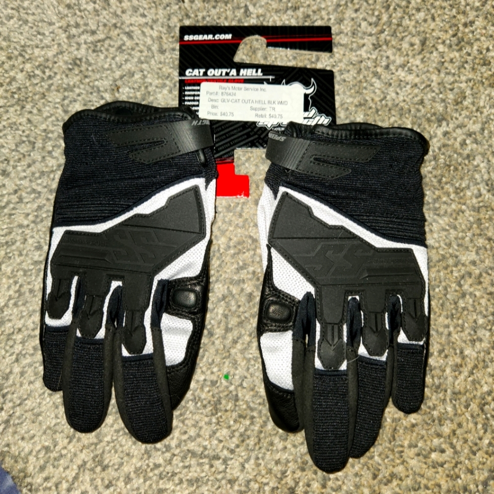 NWT SS Gear women's motorcycle gloves Medium
